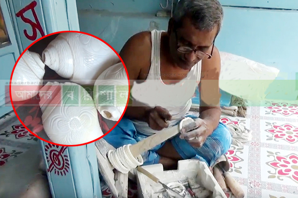 বিলুপ্তির পথে ঝালকাঠির শঙ্খশিল্প