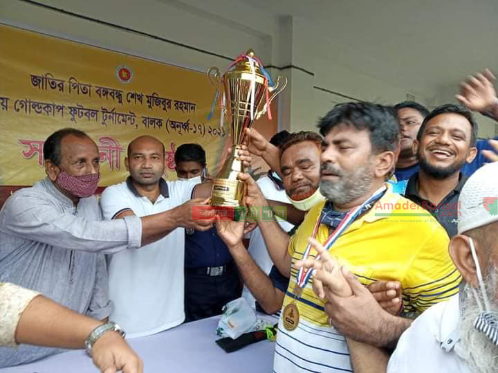 বাউফলে বঙ্গবন্ধু ফুটবল টুর্ণামেন্টে চ্যাস্পিয়ন কালাইয়া ইউনিয়ন