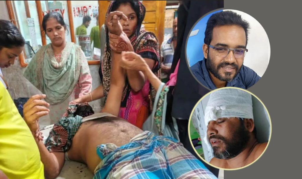 সংবাদ প্রকাশের জেরে সাংবাদিককে কুপিয়ে জখম, অবস্থা আশঙ্কাজনক