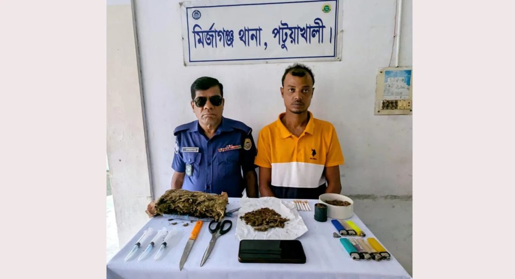 মির্জাগঞ্জের মাদক সম্রাট জিয়া সিকদার আটক