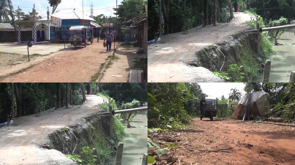 আত্মগোপনে ঠিকাদার, স্থবির ইন্দুরহাট-জিলবাড়ি সড়ক প্রকল্প