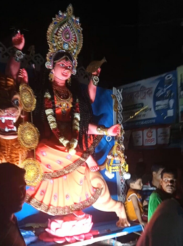 ঝালকাঠিতে নানা আয়োজনে উদযাপিত হ‌চ্ছে ‘জগদ্ধাত্রী’ পূজা