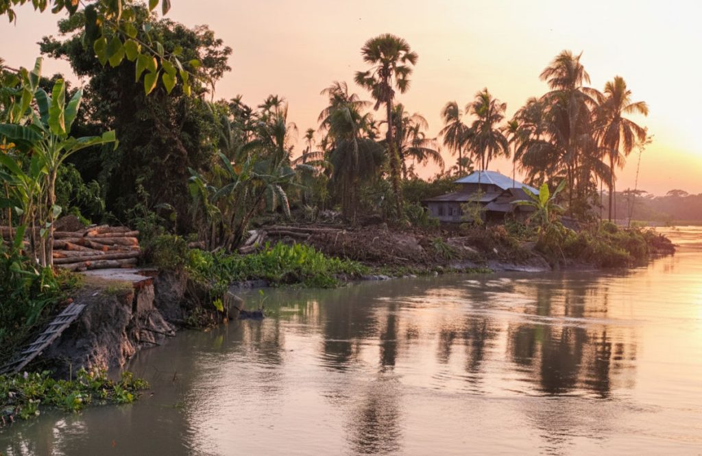 কারখানা নদীর ভয়াল থাবায় বাউফলে হাজারো পরিবারের আর্তনাদ