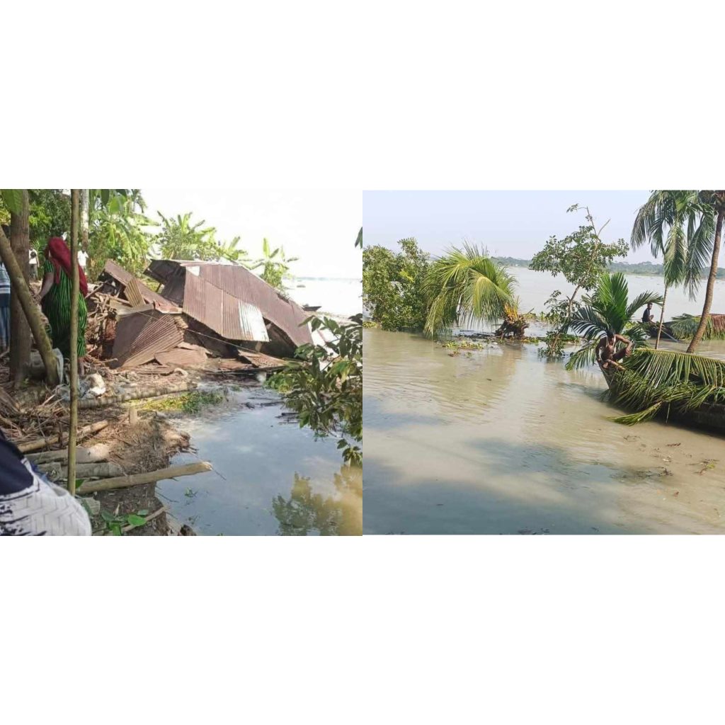 বানারীপাড়ায় ভয়াবহ ভুমিকম্পে নদীগর্ভে বিলীন সন্ধ্যাপাড়ের ধানহাটখোলার বসতঘর বানারীপাড়ায় ভয়াবহ ভুমিকম্পে নদীগর্ভে বিলীন সন্ধ্যাপাড়ের ধানহাটখোলার বসতঘর