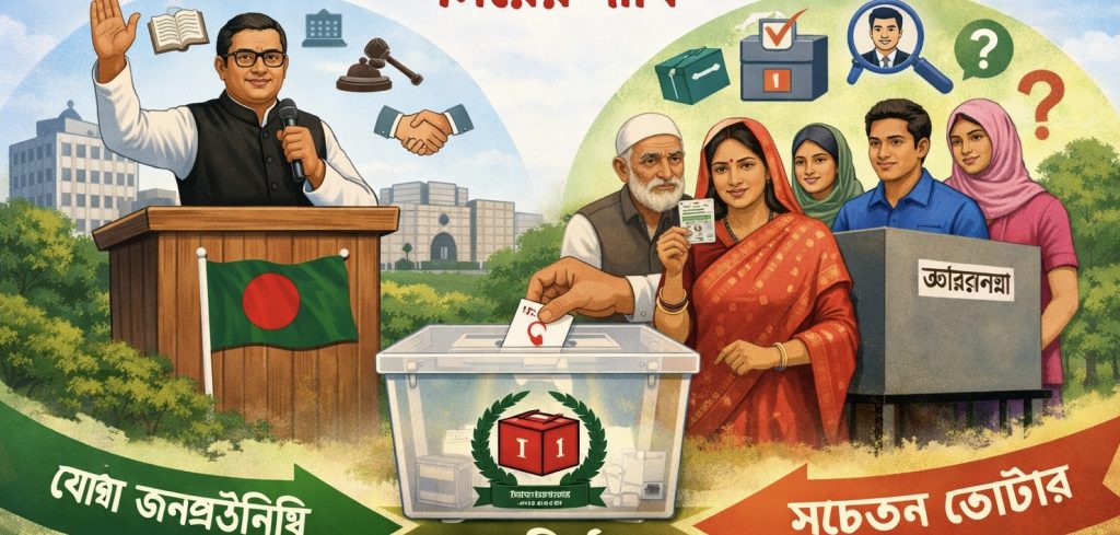 “যোগ্য জনপ্রতিনিধি ও সচেতন ভোটার—সময়ের দাবি”