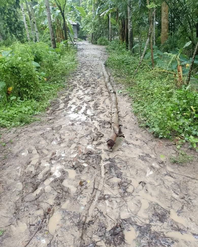 “বর্ষার আগেই আমেদ চৌকিদার রোডের সংস্কার চাই “