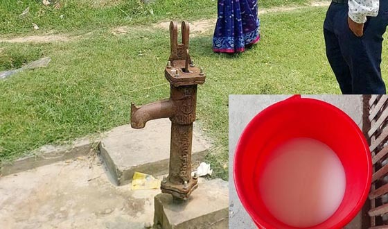 আগৈলঝাড়ায় স্কুলের টিউবওয়েলে বিষ, অল্পের জন্য রক্ষা শিক্ষক-শিক্ষার্থীরা