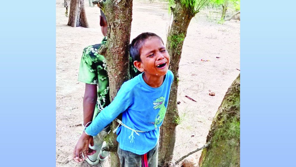 চুরির অভিযোগে দুই শিশুকে গাছে বেঁধে নির্যাতনের অভিযোগ