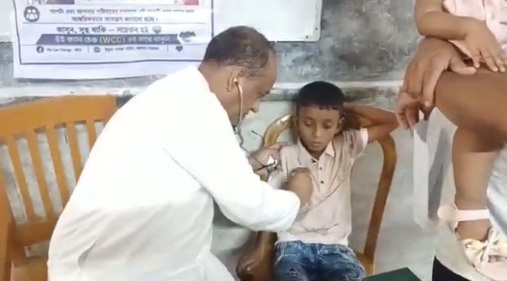 ঝালকাঠিতে ফ্রি মেডিকেল ক্যাম্প, ৫ শতাধিক রোগীকে চিকিৎসাসেবা