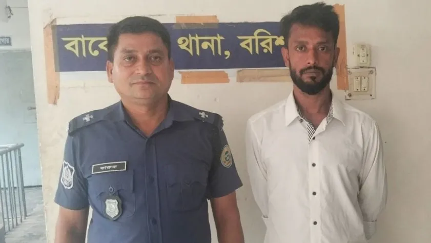 বাকেরগঞ্জে ১ মাসের সাজা এড়াতে ছয় মাস পলাতক, অবশেষে গ্রেপ্তার
