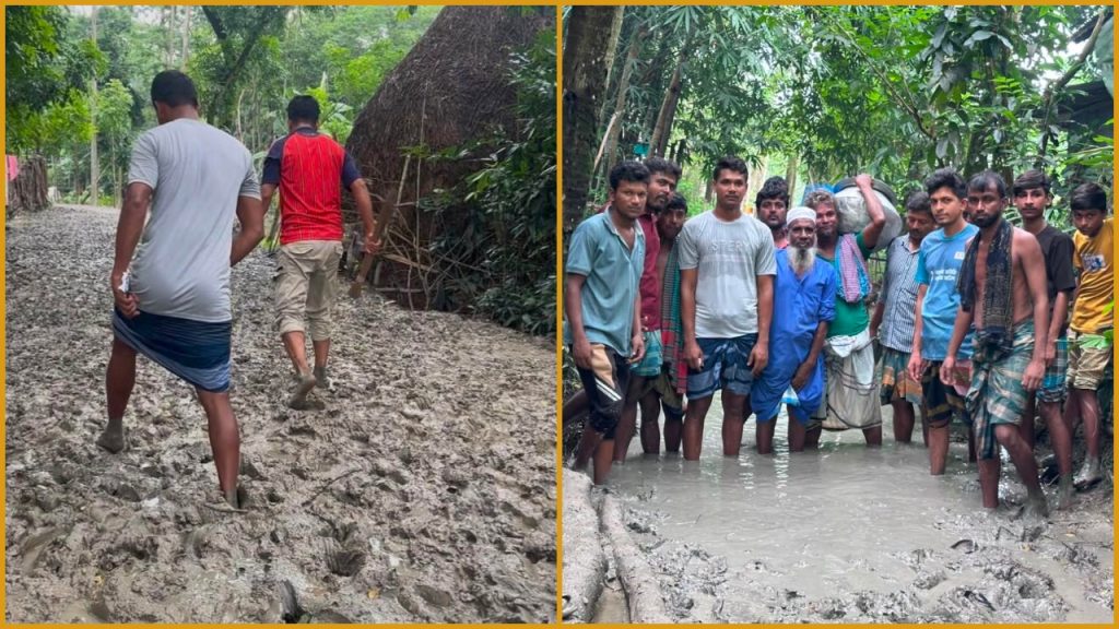 স্বাধীনতার ৫৭ বছরেও পাকা হয়নি ভরিপাশা-তালতলী সড়ক স্বাধীনতার ৫৭ বছরেও পাকা হয়নি ভরিপাশা-তালতলী সড়ক