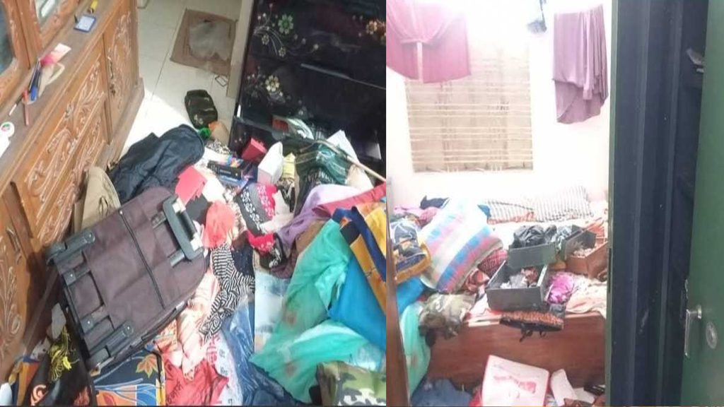 রাজাপুরে হাত-পা বেঁধে এক বাড়িতে ডাকাতি
