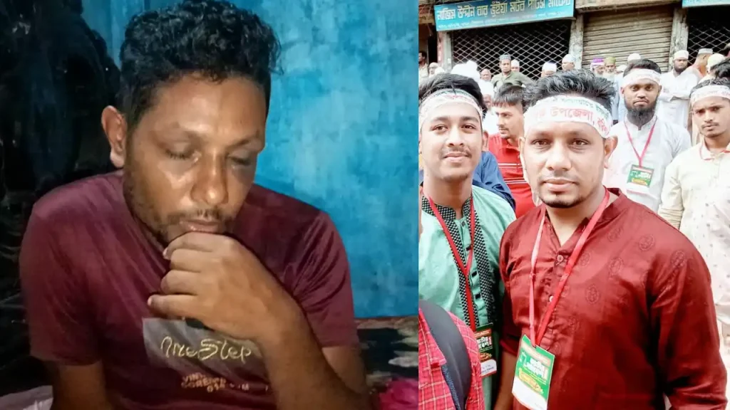মেহেন্দিগঞ্জে প্রবাসীর স্ত্রীর ঘর থেকে কথিত জামায়াতকর্মী আটক
