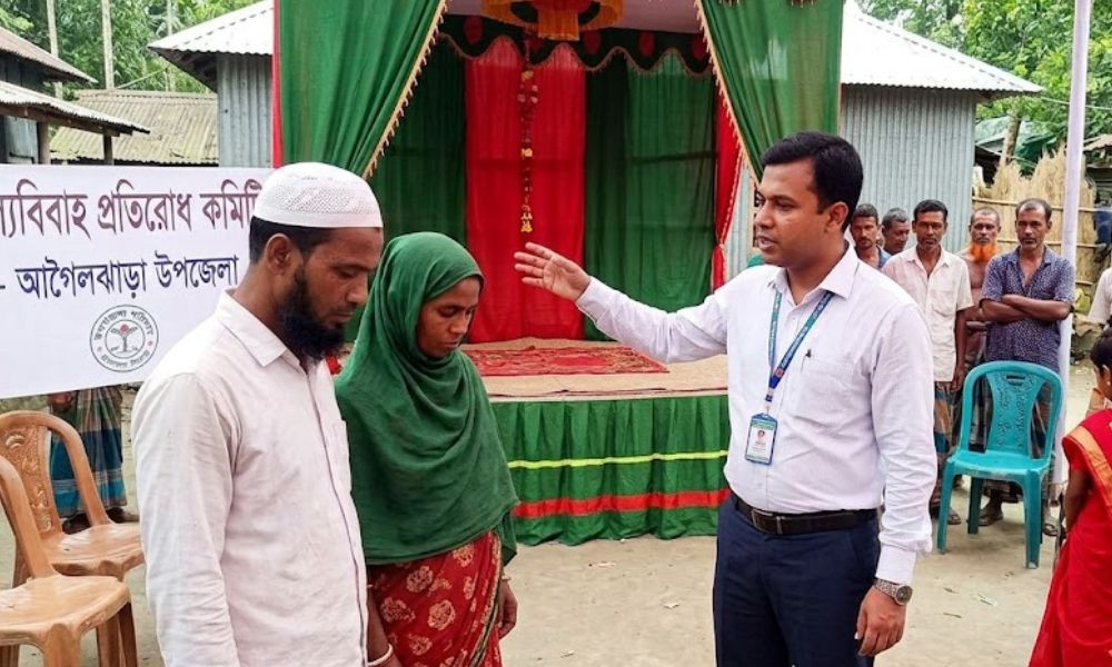অষ্টম শ্রেণির ছাত্রীর বিয়ে বন্ধ করলেন ইউএনও, বর-কনের পরিবারকে জরিমানা
