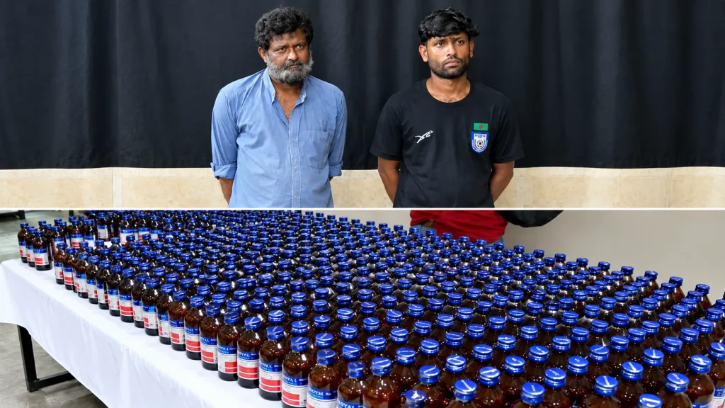 বরিশালে যাচ্ছিল ২ হাজার ২৫৭ বোতল উনকোরেক্স, পথিমধ্যে ধরা