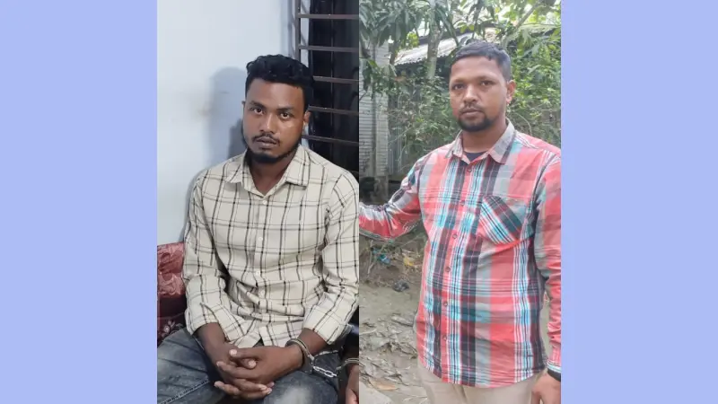 ভোলায় মাদক সেবনের অভিযোগে ইউপি সদস্যের স্বামীসহ গ্রেপ্তার ২