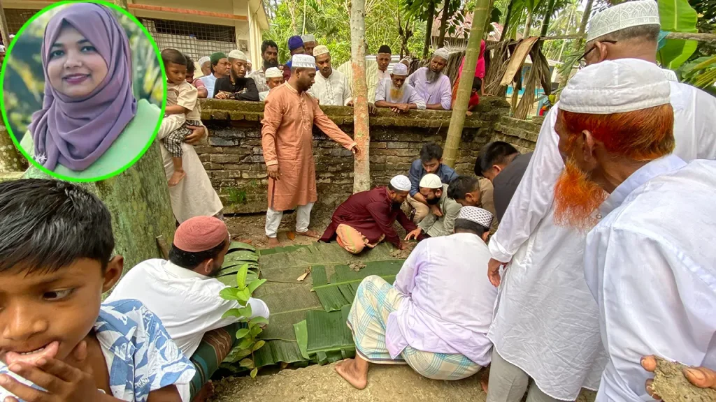 কক্সবাজারের ধ্বংসস্তূপ থেকে উদ্ধার মুক্তার মরদেহ দাদার কবরের পাশে দাফন
